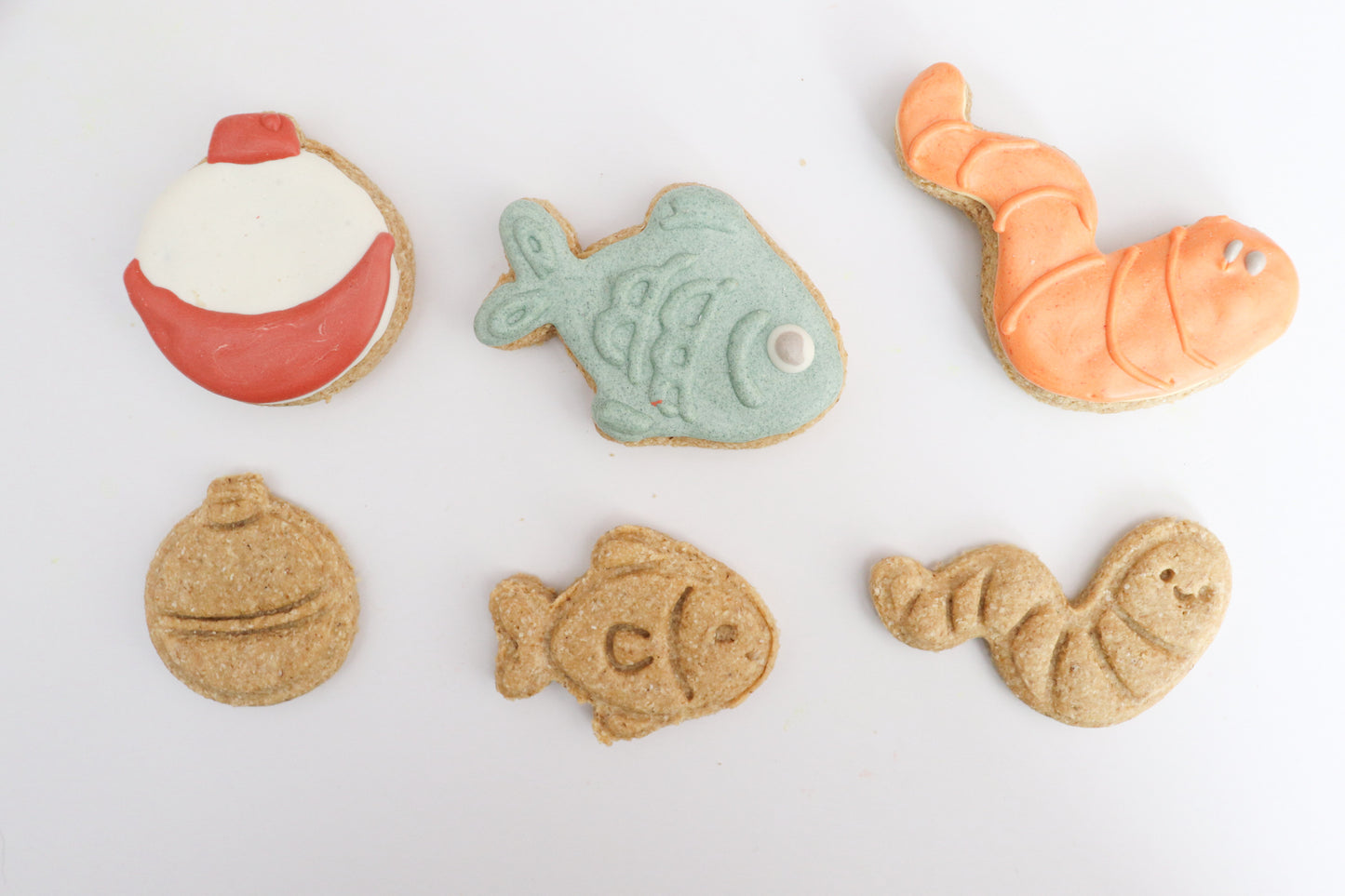 3 fishing cookie set