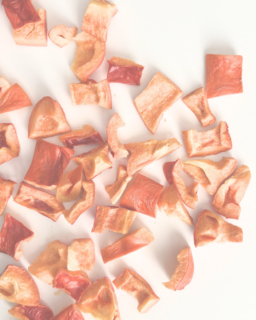 Freeze Dried Red Bell Peppers
