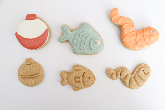 3 fishing cookie set