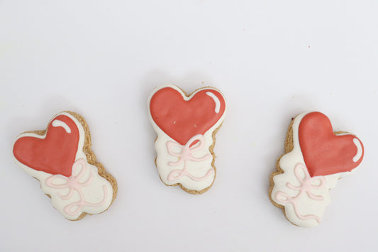 3pack Mini Cookies Heart Balloons