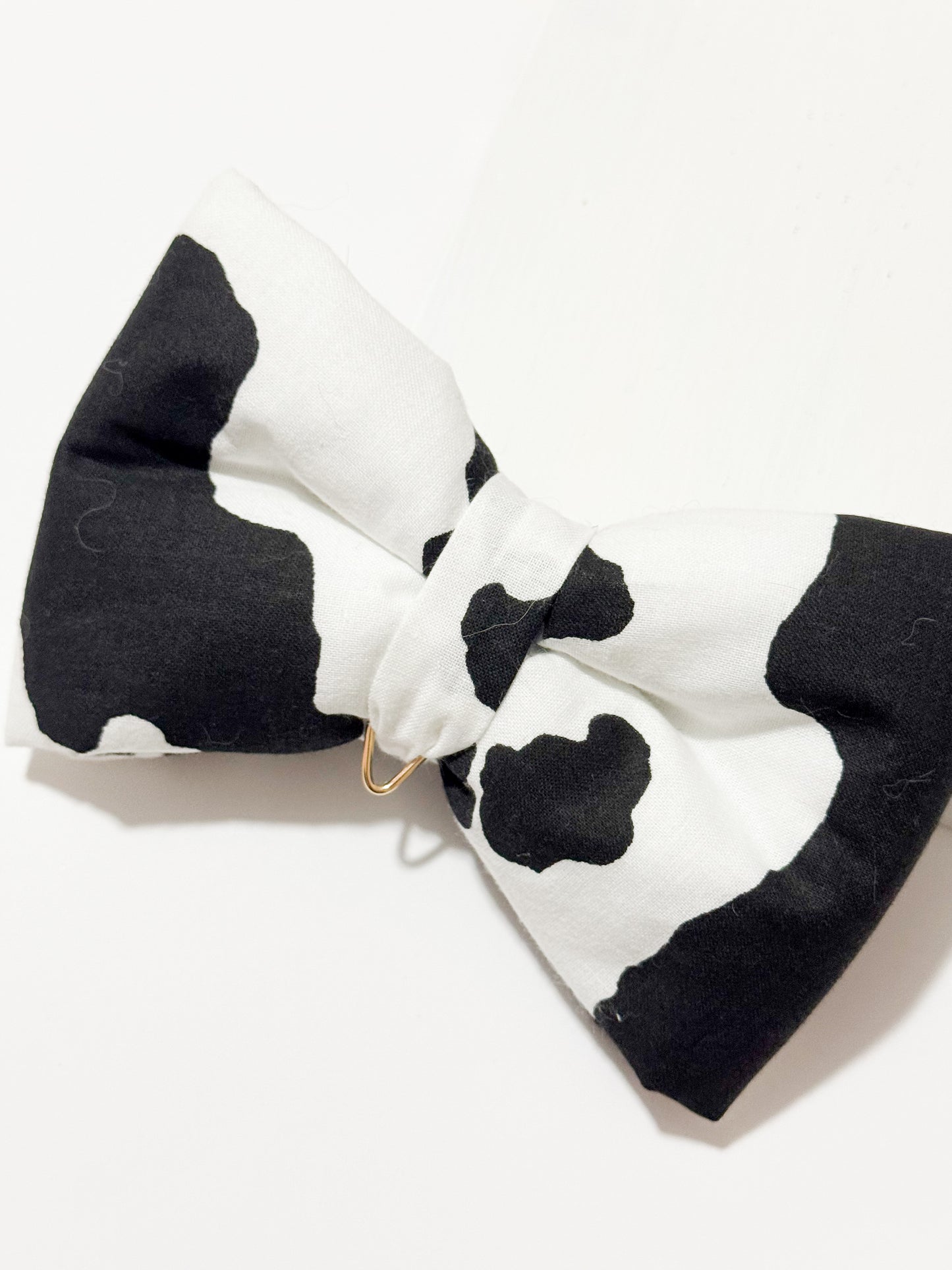 Cow Print Bow